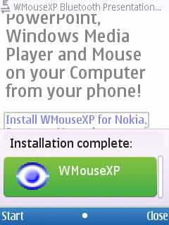 Nokia Install WMouseXP Presenter Remote Step 7